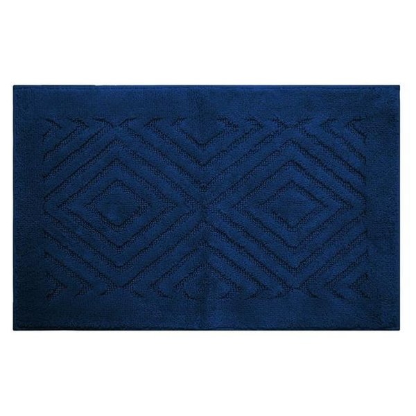 Better Trends Better Trends 2PC2030NBL Trier Bath Rug; New Blue - 2 Piece 2PC2030NBL